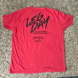 Ironville leg day shirt